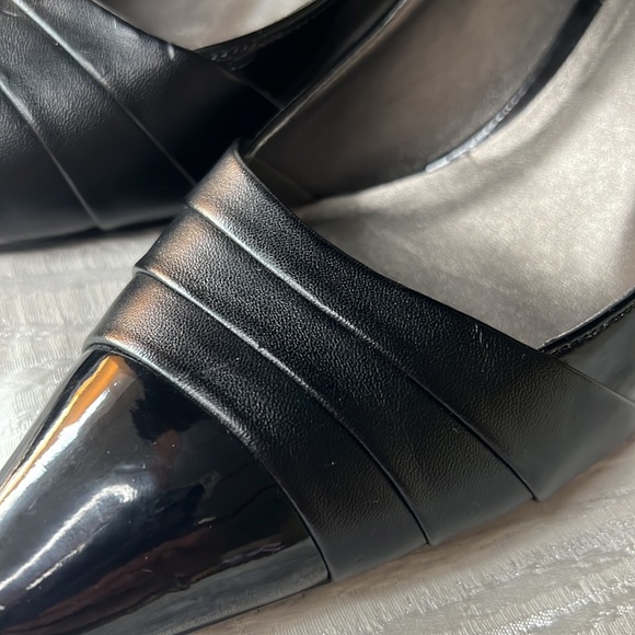 Kelly & Katie Black Patent Leather Stiletto Shoes / Heels Size 8.5, 3” Heel - Picture 10 of 16